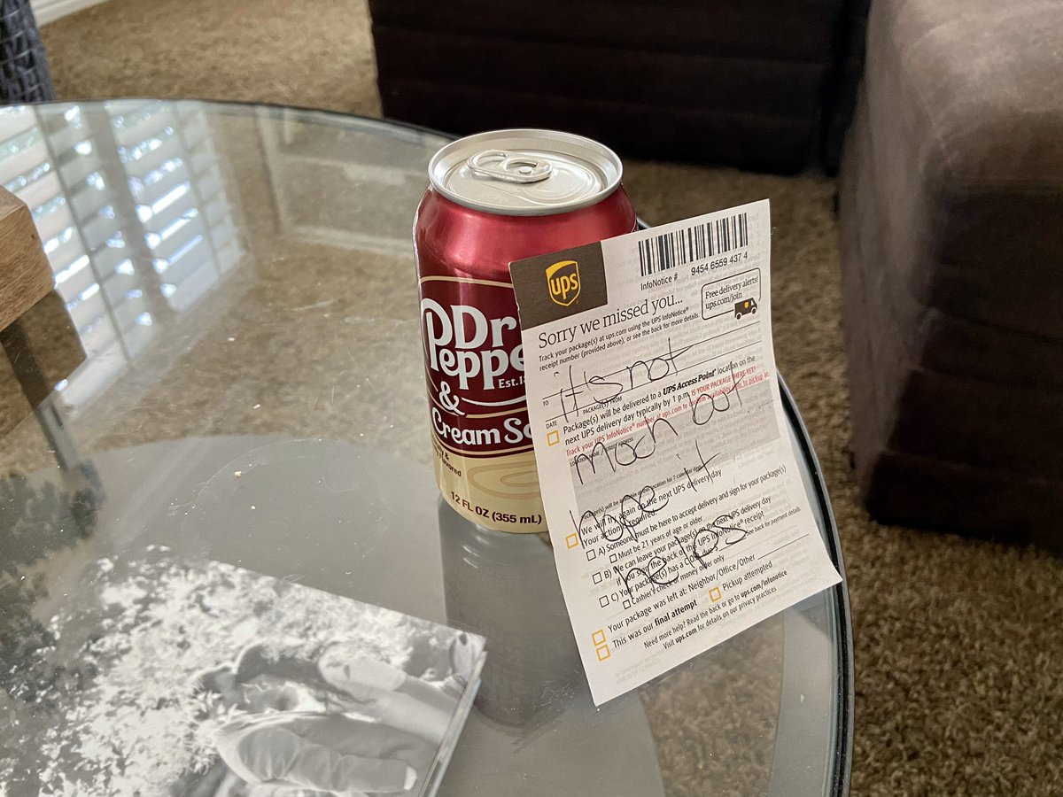 Our <a href="/UPS/">UPS</a> guy delivered a package today right after my wife received a bad phone call so she was crying when she answered the door. 

I got home 30 minutes later and this was on the porch.

Ups, you have a good man delivering your packages. Please give him a raise.