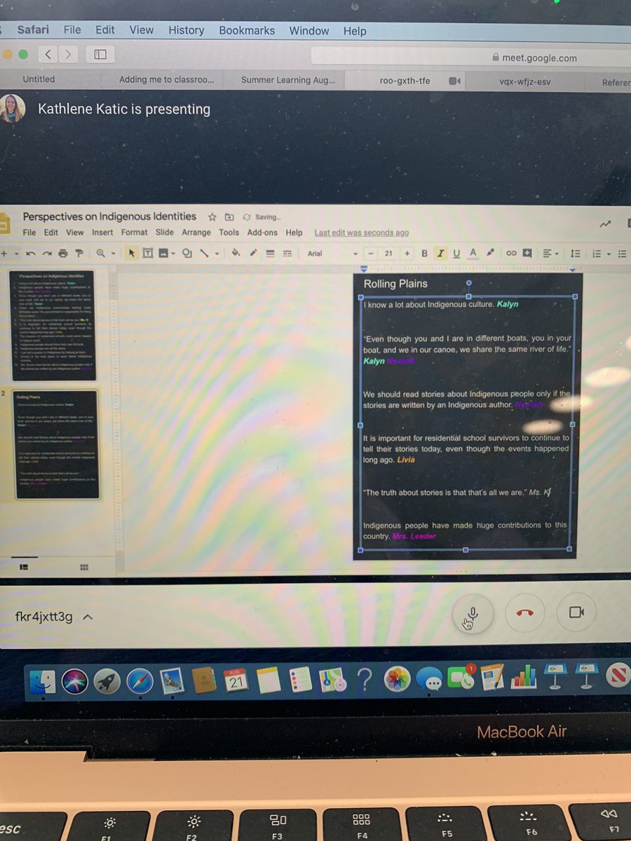 So impressed with the learning happening in Summer Learning!  I enjoyed the super hero phonics with Ms Fell today.  Ms Katic’s students were having deep and thoughtful discussions during their small group literacy! #slptldsb2020 #tldsblearns @OntarioSLP