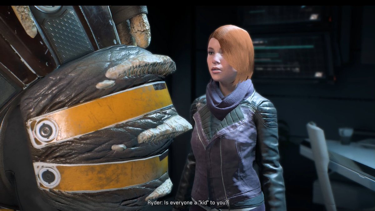 I've met Drack today and I LOVE HIM!!! He's the sweetest caring krogan grandpa   #Newtiaspam