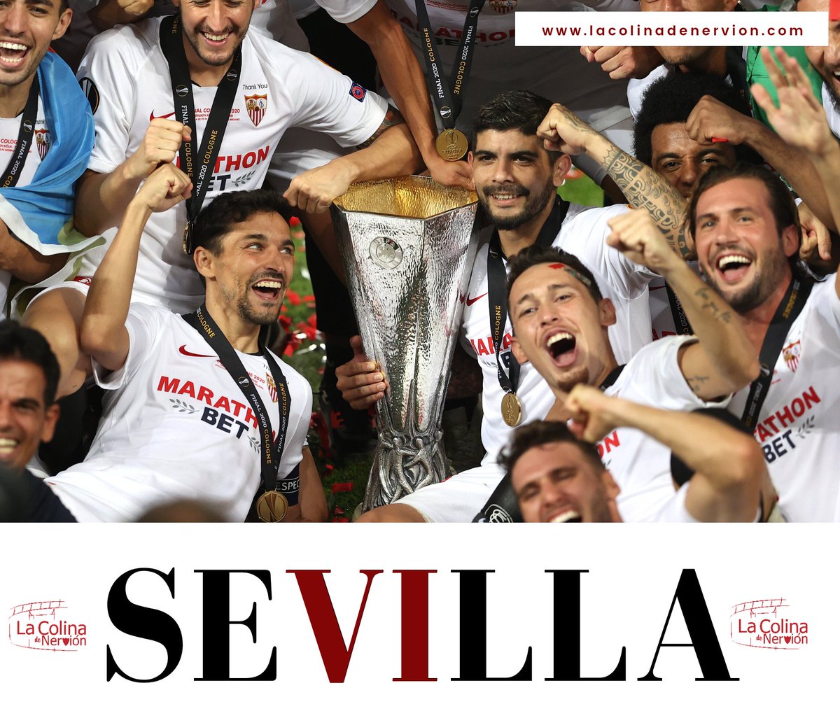 dorsal16_'s tweet photo. ¡HEXACAMPEÓN DE LA EUROPA LEAGUE! 

🔴⚪ 🏆🏆🏆🏆🏆🏆 ⚪🔴

#CompartimosAfición #SevillaFC #UEL #UELfinal https://t.co/xjYXLy6mW2