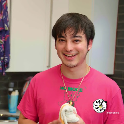 Joji as lays bags; a thread