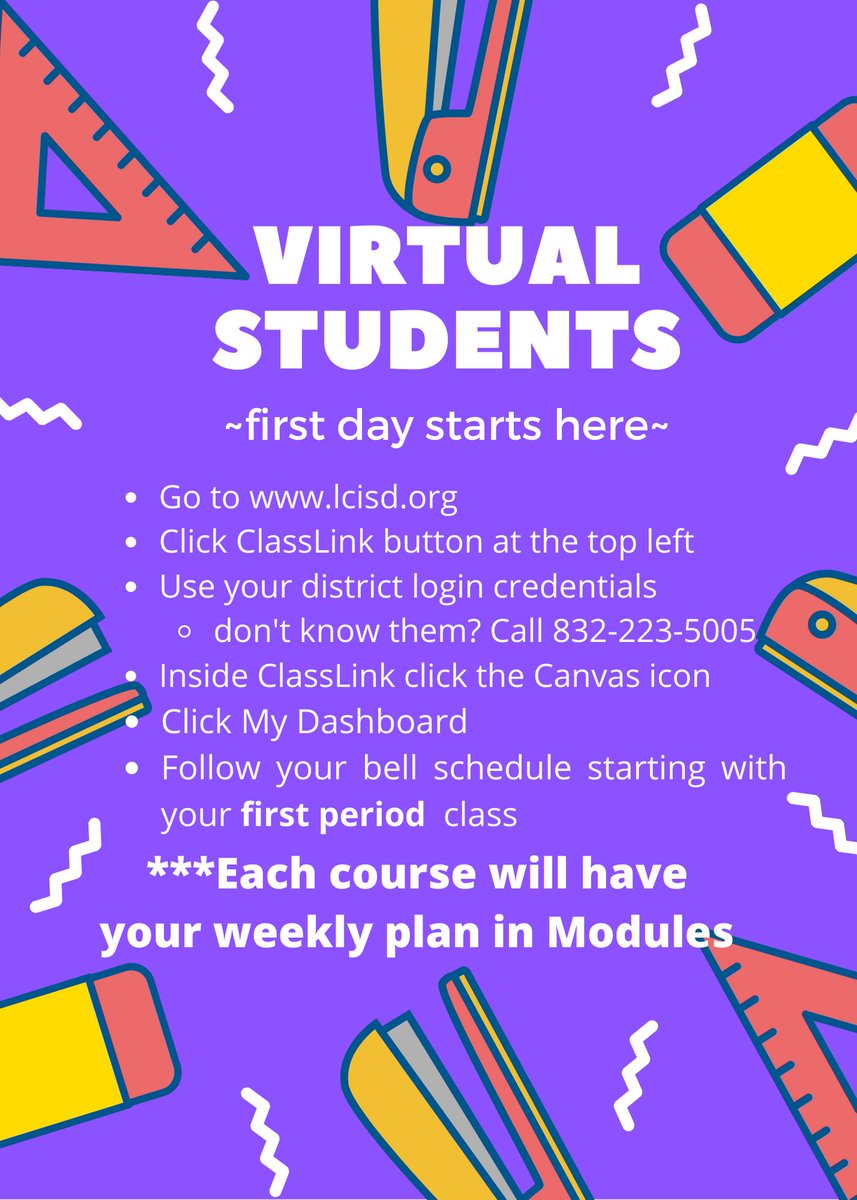 Signed up for virtual instruction?