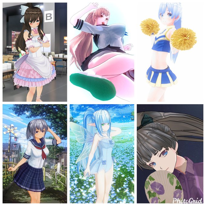 Ccお題で作ろうポニーテールのtwitterイラスト検索結果