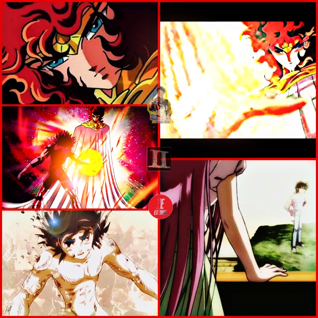 The final battle vs  #Apollo gave origin to a confusing ending to the movie.Originally the idea was that he'll erase  #Seiya's & the others minds but remaining as  #Saints fighting for the Earth.But the script was changed and apparently they had forgotten everything in the end. (13)