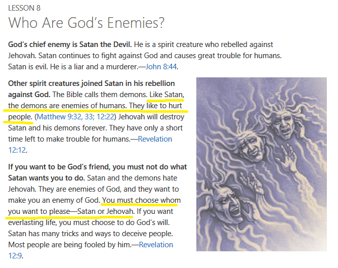 SallyJLotz's tweet photo. When I was a child growing up in the #jehovahswitnesses I was taught Satan was everywhere. I was told at age 6 I could let Satan into our home by owning a certain type of toy.  I was terrified. 
#EXJW please share your Satan stories.
#cult #iamwriting https://t.co/AmFGd75LyK