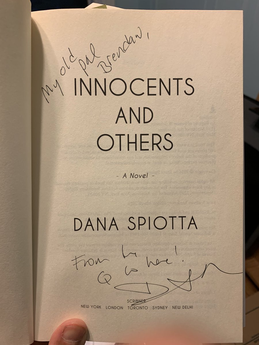 Long before she became one of America's most acclaimed novelists, Dana Spiotta was my boss at a summer job. She once let me crash at her apartment for a night, to her boyfriend's obvious chagrin. I've bought all of her hardcovers as a token of my gratitude.