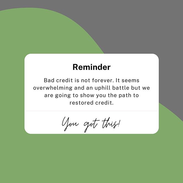 You've Got This!
 #creditrepair #creditrepairservices #credit #creditscore #goals #lifestyle #instadaily #instagood #growth #growthmindset #goalgetter #goalsetting #liveyourbestlife