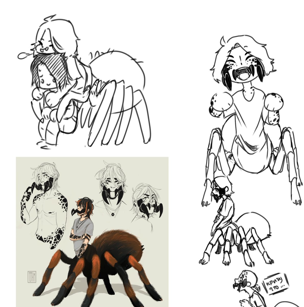 Homyak75935596's tweet photo. Отвал всего...

#sketch #sketches #arahnid(?) https://t.co/1kjI5Toire