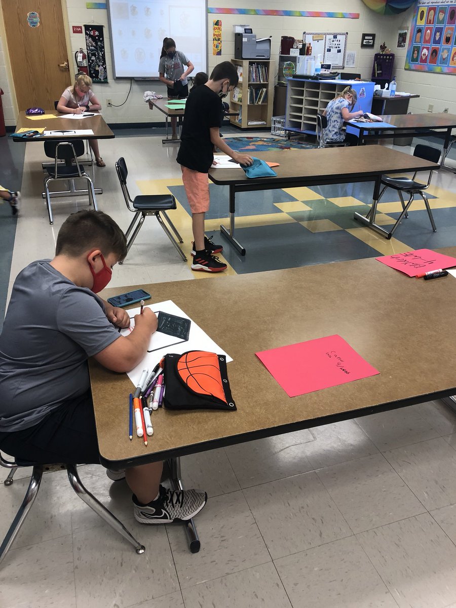 huels_ryan's tweet photo. Finished the first full week of in person learning- kids have been incredible with the new adjustments. Our staff even better. #OES220 #ilschoolstepup https://t.co/IzSxUtP1WM