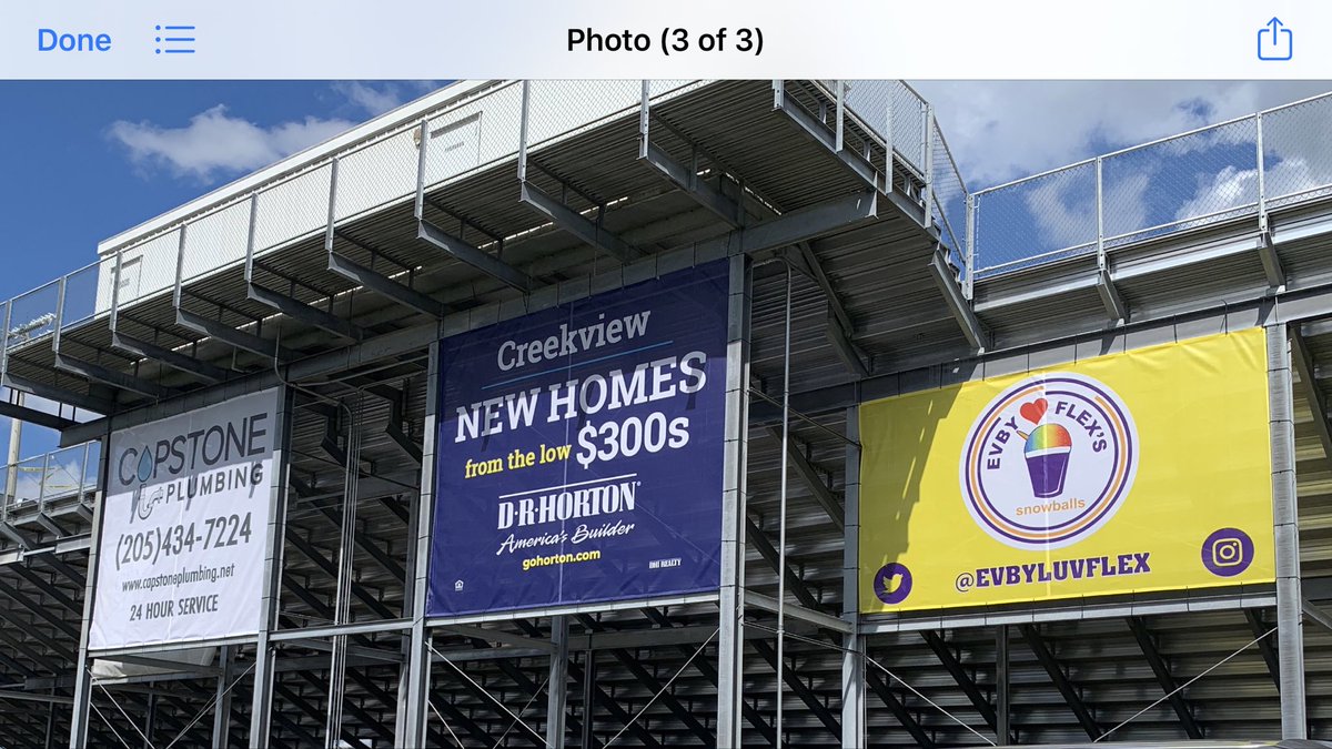 football_helena's tweet photo. New Sponsor Signs are up!! Thank you to all our 2020 corporate sponsors. https://t.co/MA6o51oyp4