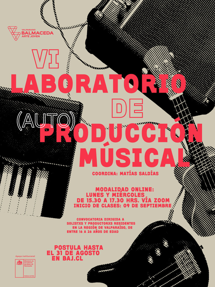bajvalpo's tweet photo. 🎧 Explorando nuevas posibilidades creativas desde casa, este 2020 nuestro #LPM tendrá una nueva modalidad. 

Atención solistas y productores musicales jóvenes de la región de Valparaíso. Ya puedes conocer las bases del VI Lab de (Auto)Producción Musical

https://t.co/kNJNp7ueFb https://t.co/YjkofcnjBq