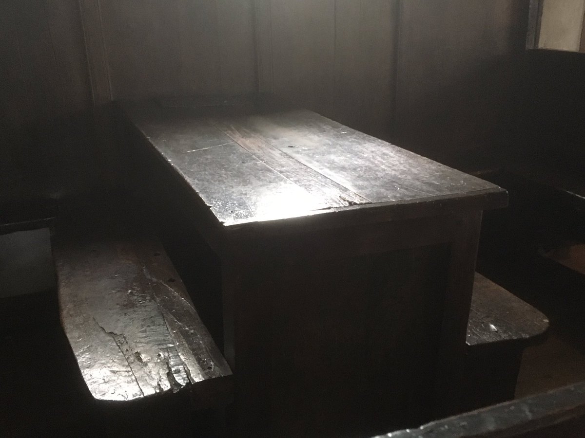 When I became a teacher at Cartmel School we researched the history of the church. It was a chapel of ease for Cartmel Priory to ease the travelling every Sunday for remote parishioners. It was also a school until the mid 19th century. The tables the children used are still here