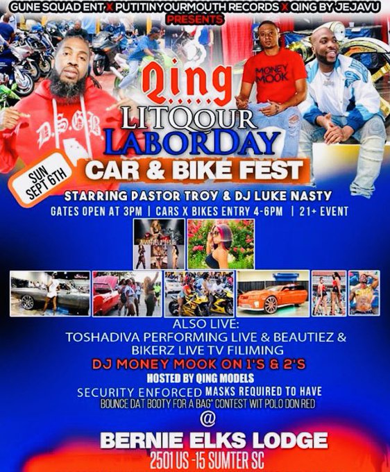 I Toshadiva will be performing Live September 6th at the Car and Bike Fest along beside DJ Luke Nasty<a href="/tag/carandbikeshow"class="tags"><span>#carandbikeshow</span></a><a href="/tag/toshadiva"class="tags"><span>#toshadiva</span></a>
