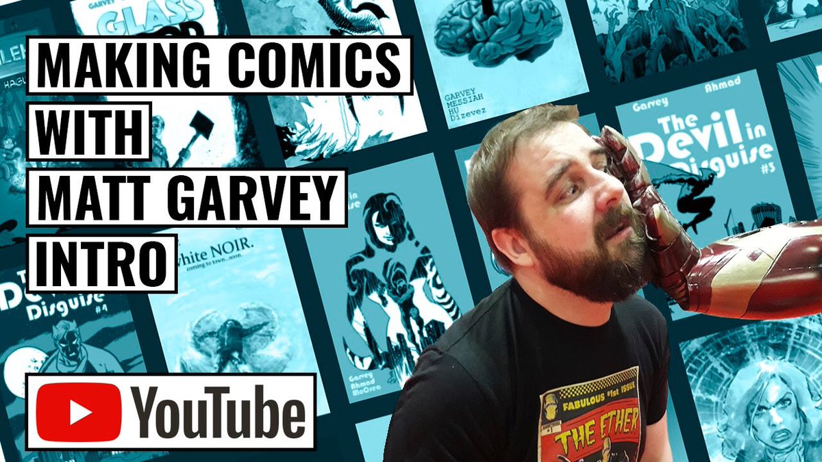 Have you ever wanted to make a comic, but don’t know where to start?
It can be daunting...BUT IF I CAN DO IT...YOU CAN TOO!
So, I’m gonna try and help you!
Making Comics With Matt Garvey [Introduction &amp; help for beginners] youtu.be/ZKYnr3k_ubg
#makecomics #smallpress #comics