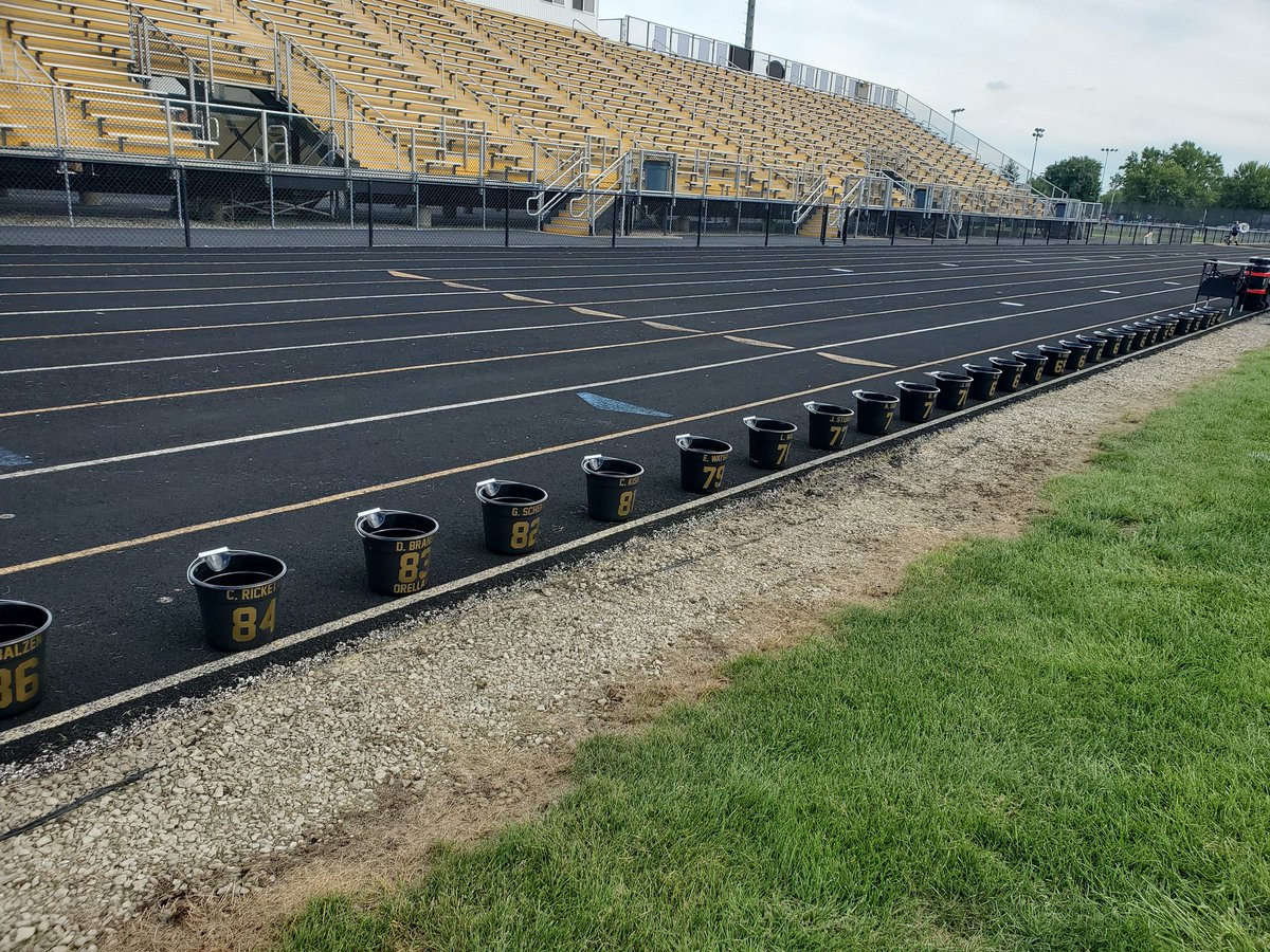 goldenbearAT's tweet photo. Water social distancing plan... We shall see how it goes!! #dollartreeforthewin #letsgogoldenbears #socialdistancingatitsfinest https://t.co/BYFYnMW7vo