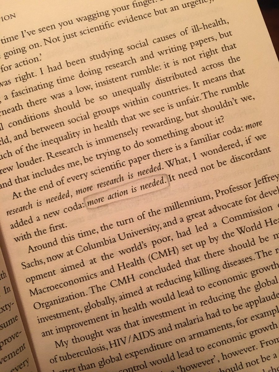 jennifercoyle_'s tweet photo. Very fitting for the final sections of my thesis, and to conclude the end of my master’s degree. One of the many eloquent snippets of inspiration and motivation from The Health Gap @MichaelMarmot #SocialDeterminantsofHealth #HealthInequalities #Marmot https://t.co/nUEN3DVRB7
