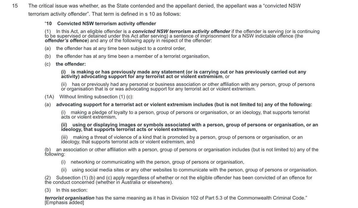_LisaParker's tweet photo. On the meaning of ‘using or displaying images or symbols’ under s 10 of the Act...
Q: Does s 10(1A)(a)(ii) exclude alpha-numeric images or symbols, so that the provision only applies to a picture on a Facebook post, and not to the text immediately underneath?
A: No
#statinterp https://t.co/2vkCMtG5hF