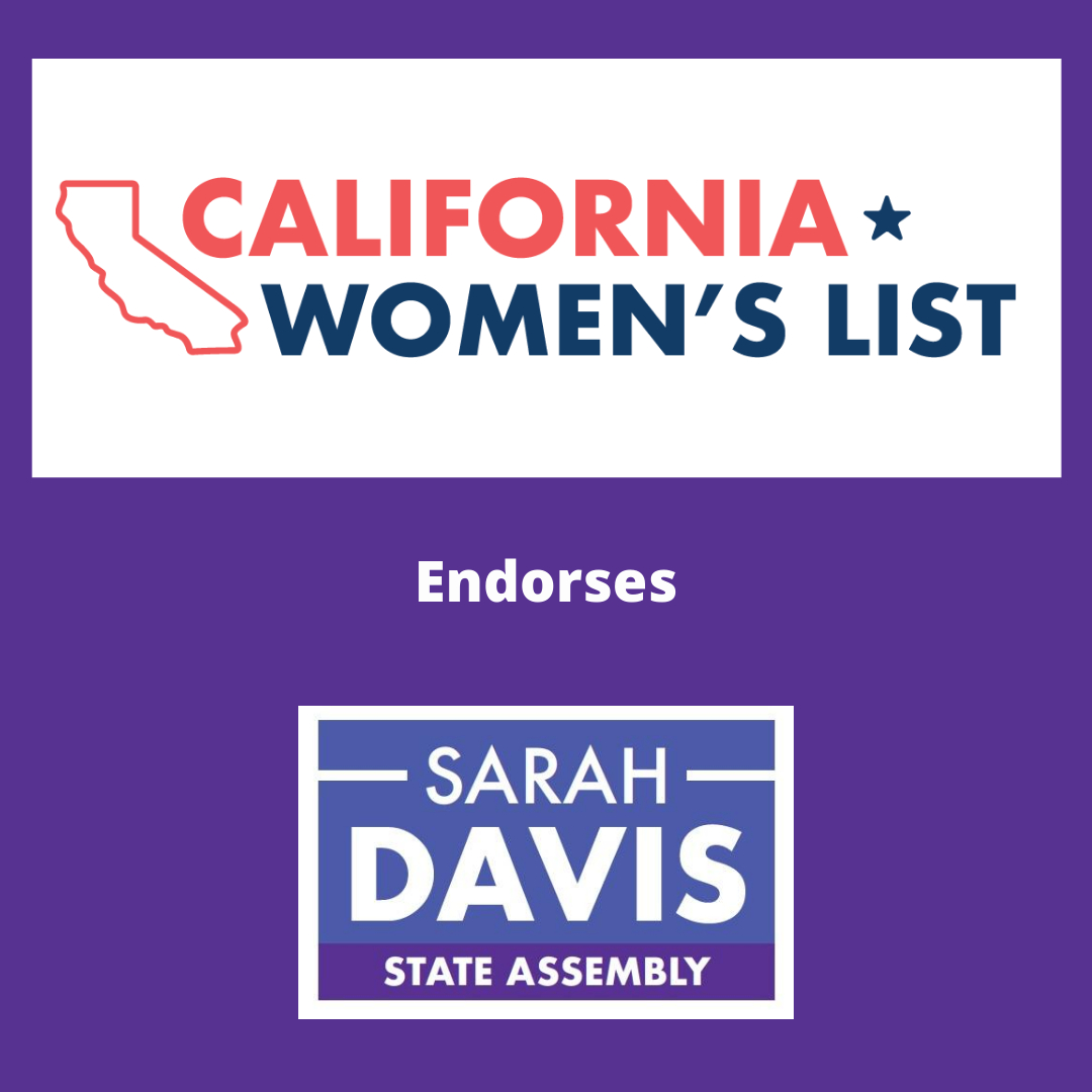 VoteSarahDavis's tweet photo. ENDORSEMENT ANNOUNCEMENT!
#votesarahdavis #californiawomenslist #endorsement #womeninoffice https://t.co/bFAYwgKJ5c