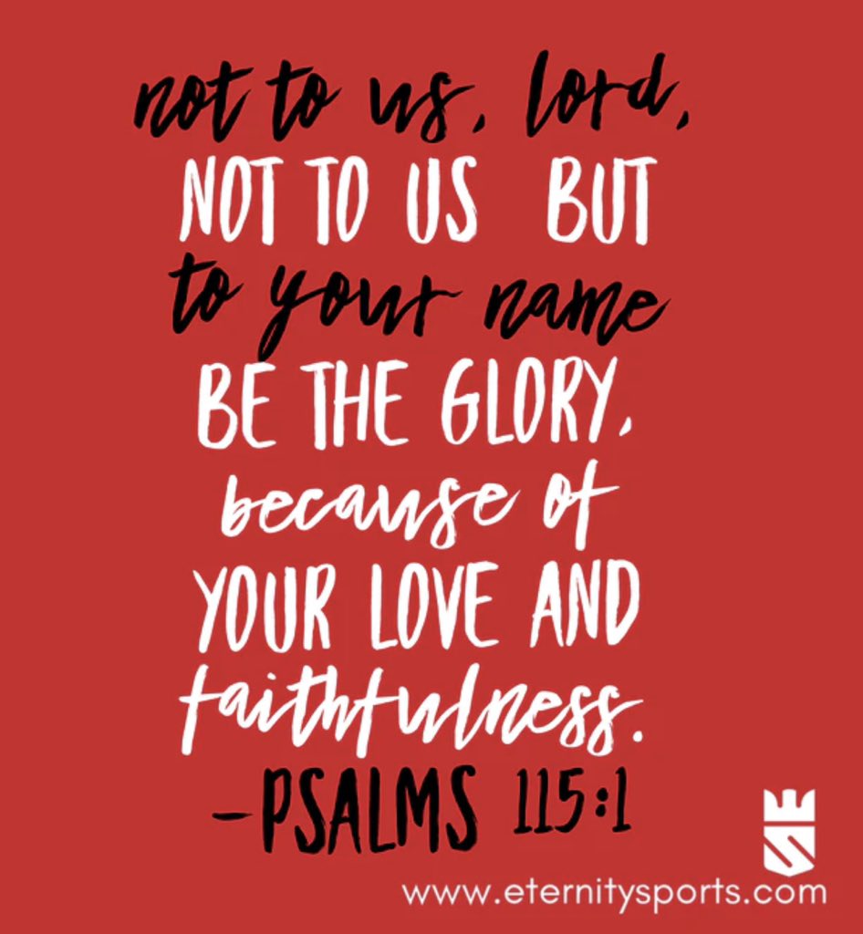 playforeternity's tweet photo. Every chance you get, praise the Lord for everything that He’s done for you!

#playingforeternity #eternitysports #sportsministry
#bibleverse #holybible #biblescripture #faith #dailybible #pray #jesusistheway #madeinjesus #prayers #Twenty20 #Twenty20Project #ToGodbeTheGlory https://t.co/4MhhB38Jyd