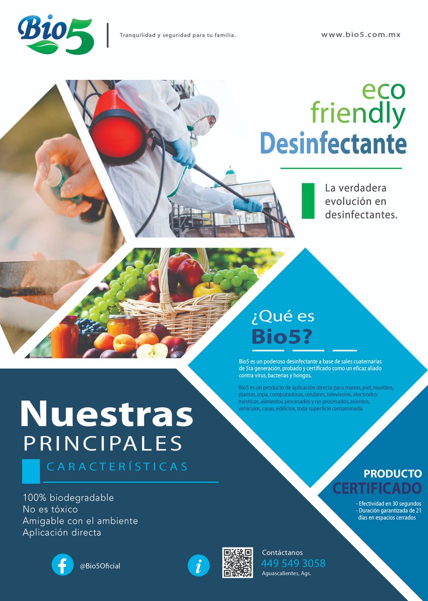 Bio515's tweet photo. Bio5, la seguridad que tu familia necesita.

Conoce nuestros productos: 
https://t.co/cGvgoS9iSU

Contáctanos: 449 549 3058

#bio5 #desinfectante #sanitizante https://t.co/mUn4DO0JtI