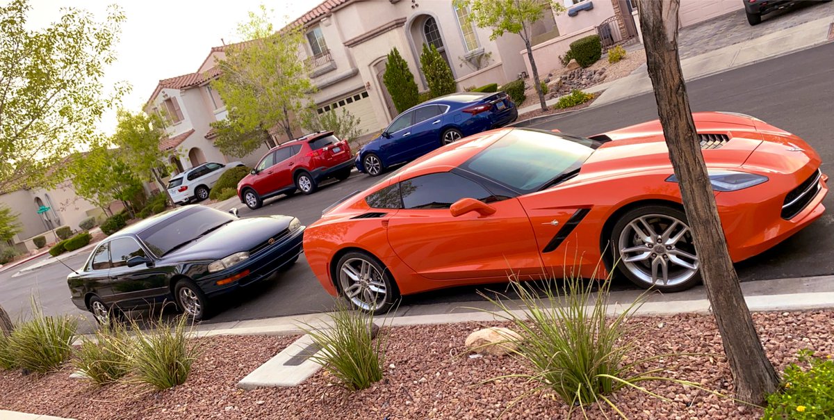Karl3n1's tweet photo. @AshyMalik Its Not The Cars, Its the Drivers. I whip My 94’ 2dr Camry The Same Way I drive My 19’ 7spd Vette... minus the Power 😂🤣 https://t.co/eVaSEP5oXa