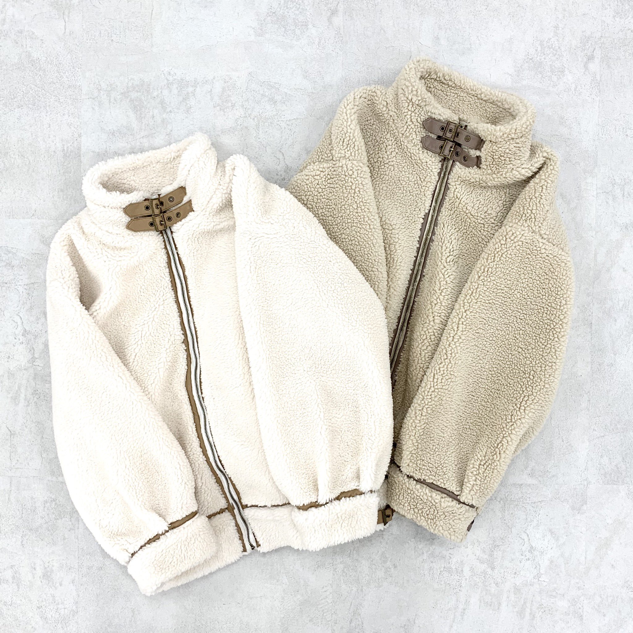 特別プライス 新品 Olive des olive ボンバボンジャケット 通販 OLIVE des OLIVE オリーブデオリーブ ブルゾン ボアジャケット