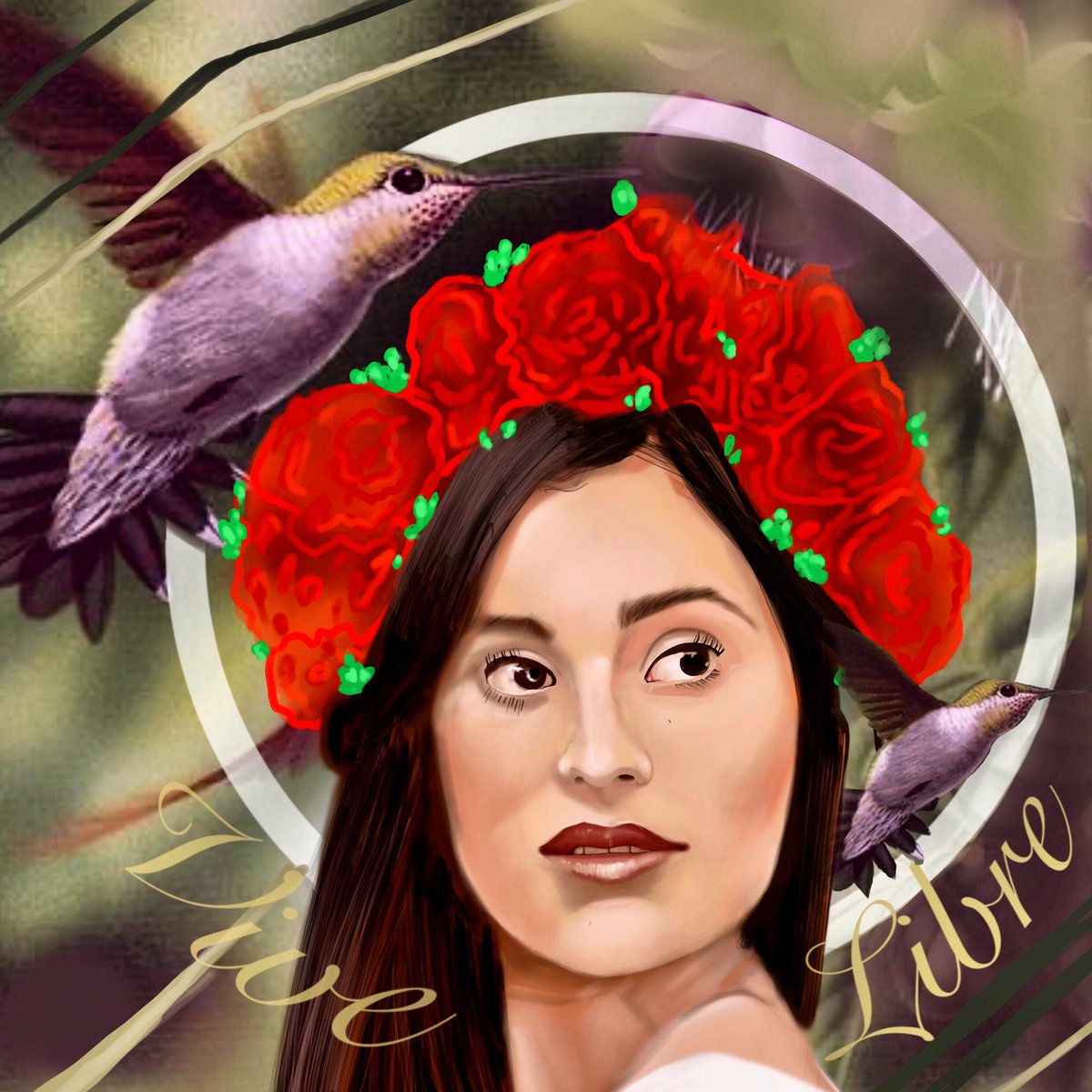 Perrograff's tweet image. Los invito a ver una nueva serie de rostros digitales termine hoy llamada rostros y ornato  donde la mujer sigue siendo la protagonista de ml arte