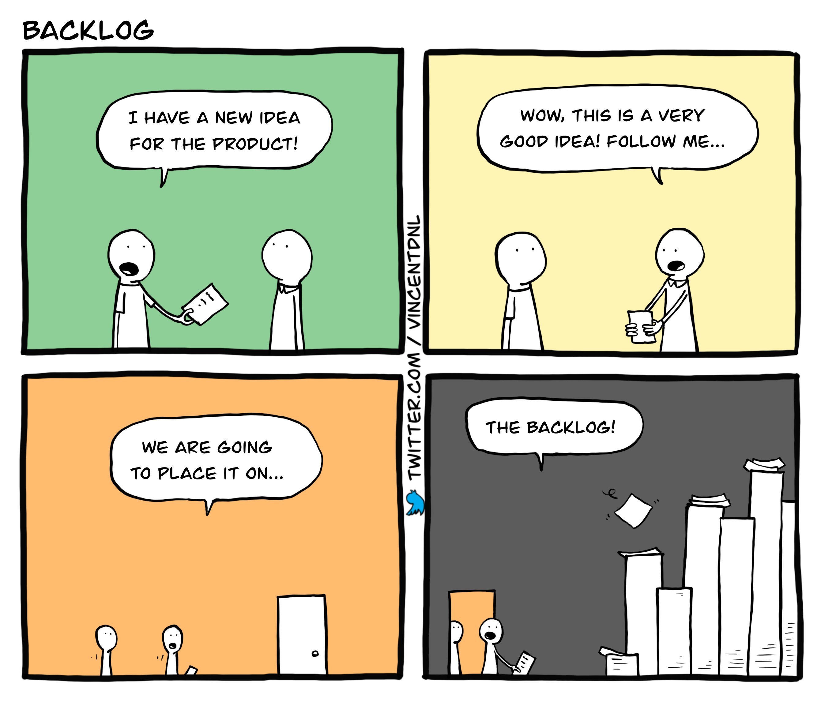 Programmer Humor on X: "Backlog <a href=