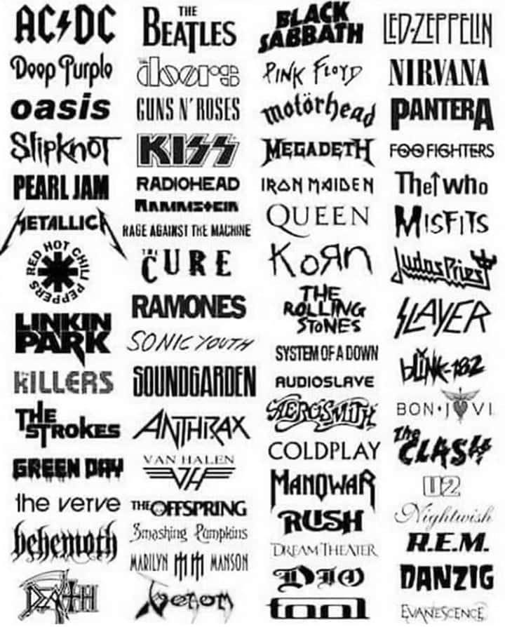 QRPoficial's tweet image. Si solo pudieras elegir dos de estas bandas, ¿cuáles serían?