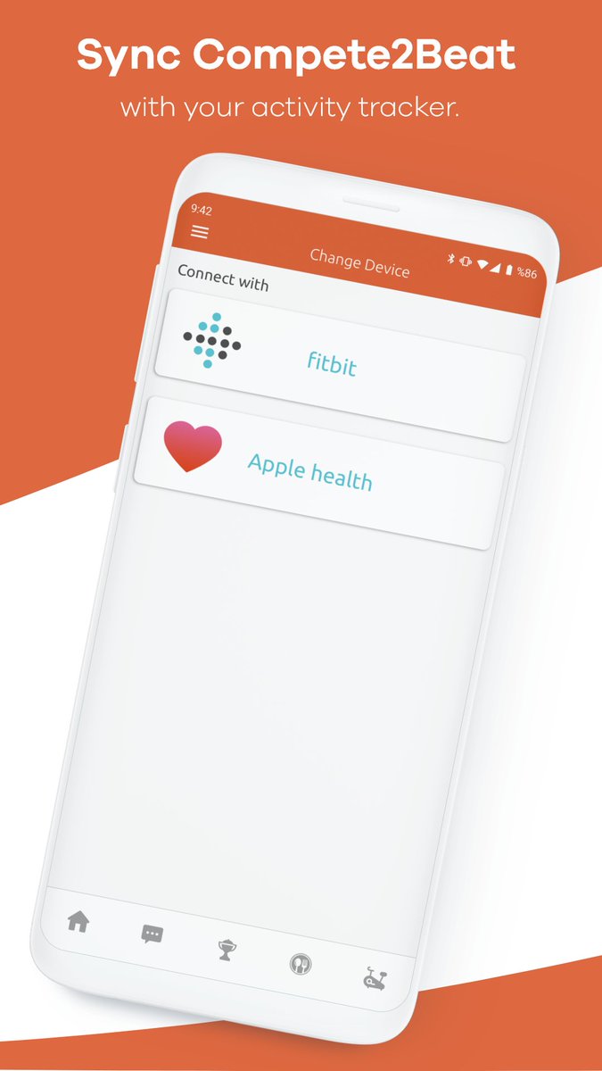 Compete2Beat's tweet photo. Sync the C2B app with your FitBit or with Apple Health/Google Fit.  Email us at info@compete2beat.com.  #fitness #weightloss #loseweight #exercise #team #diet #dietbuddy #personaltrainer  #applehealth #googlefit #thebiggestloser #garmin #applewatch @fitbit @GoogLefit @applehealth https://t.co/K2E2tkMTaC