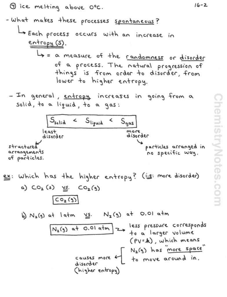 chem_notes_pdf's tweet photo. SECTION 16 - Spontaneity, Entropy, and Free Energy (10 pages)
.
https://t.co/xtSXHi6tra
.
👆🏼ALL My Notes are Available Here
.
#generalchemistrylectures
#chemistrylectures
#generalchemistrynotes
#chemistrylectures
#chemistrynotes
#chemistrylecturenotes
#generalchemistrynotes
. https://t.co/Dp9KNjNyAV