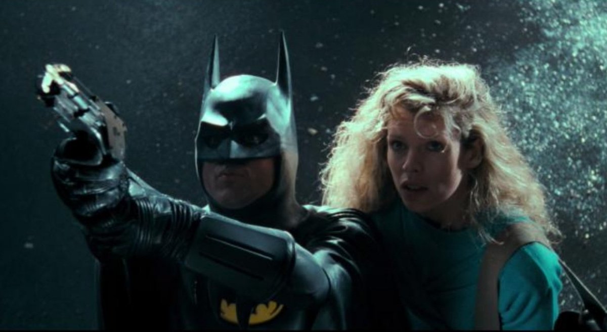 BatmanTheSavior's tweet photo. Describe Michael Keaton's Batman in 1 word https://t.co/qkbdh6cyOv