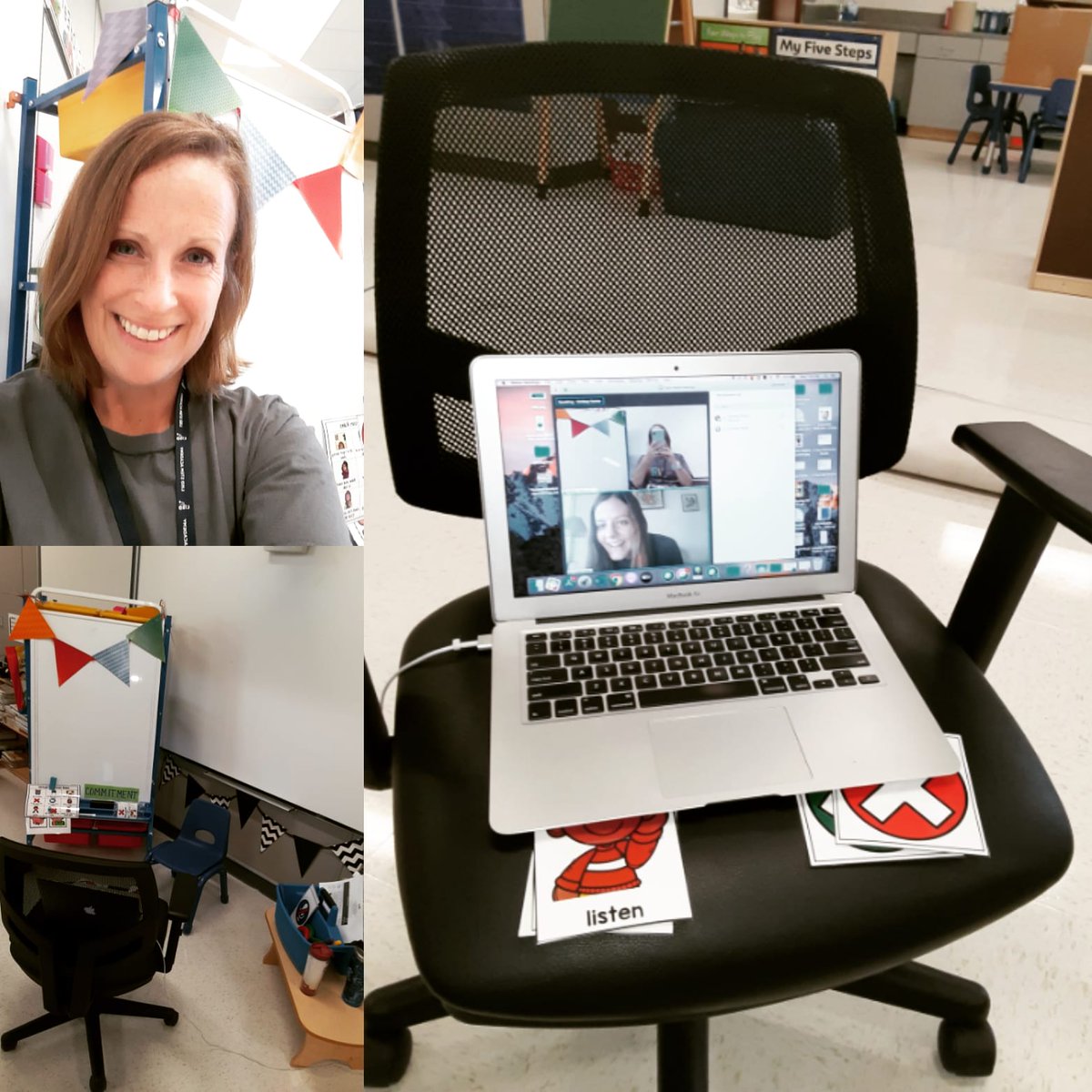 MrsTPKPeeps's tweet photo. A very different first day of school! It was so exciting to see my new friends!! Remote or in-person, we are going to have a great year! #lisdpk #vrejags https://t.co/oX4fM9R17d
