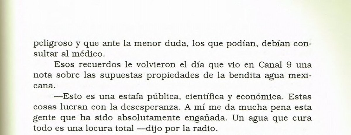 Libro: "La muerte de Favaloro". Lamentablemente estas cosas siguen pasando. Se juega con la esperanza y el desconocimiento. Ojalá podamos tomar conciencia de sus consecuencias.