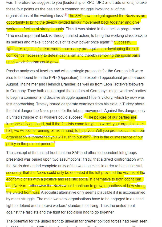 While this piece does have bias towards the SPD, it's still fairly decent, and you should note that the SPD itself, refused to compromise, which led to the KPD becoming more hostile. Sound familiar?