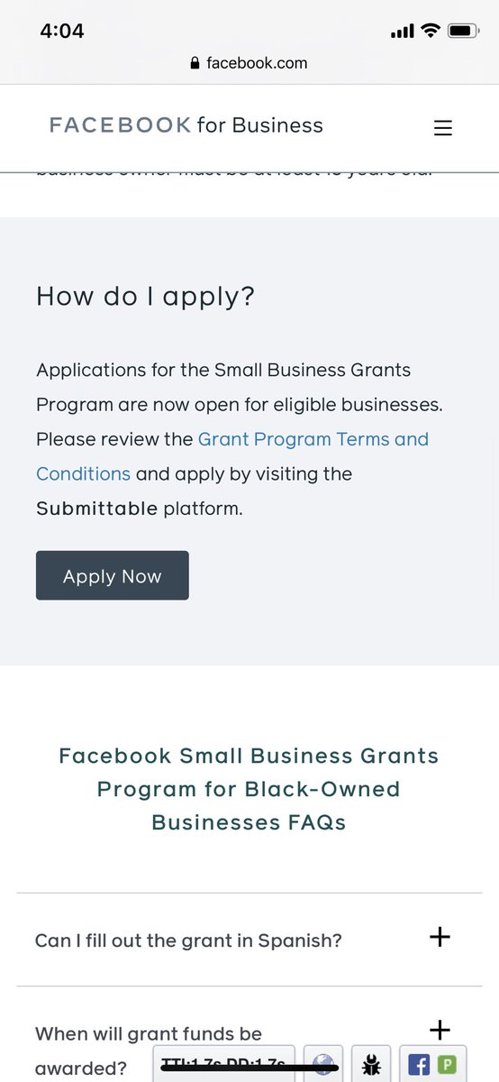 cassandraLclark's tweet photo. Calling all Black entrepreneurs affected by Covid!! Starting TODAY, Black-owned small business can apply for $40MM in grants from FB!! https://t.co/yAPVzsWYlf… #blackentrepreneurs #supportsmall #blackownedbusiness #blackbusinessgrant #facebookgrant #blackowned #blm https://t.co/J8vec5w6PE