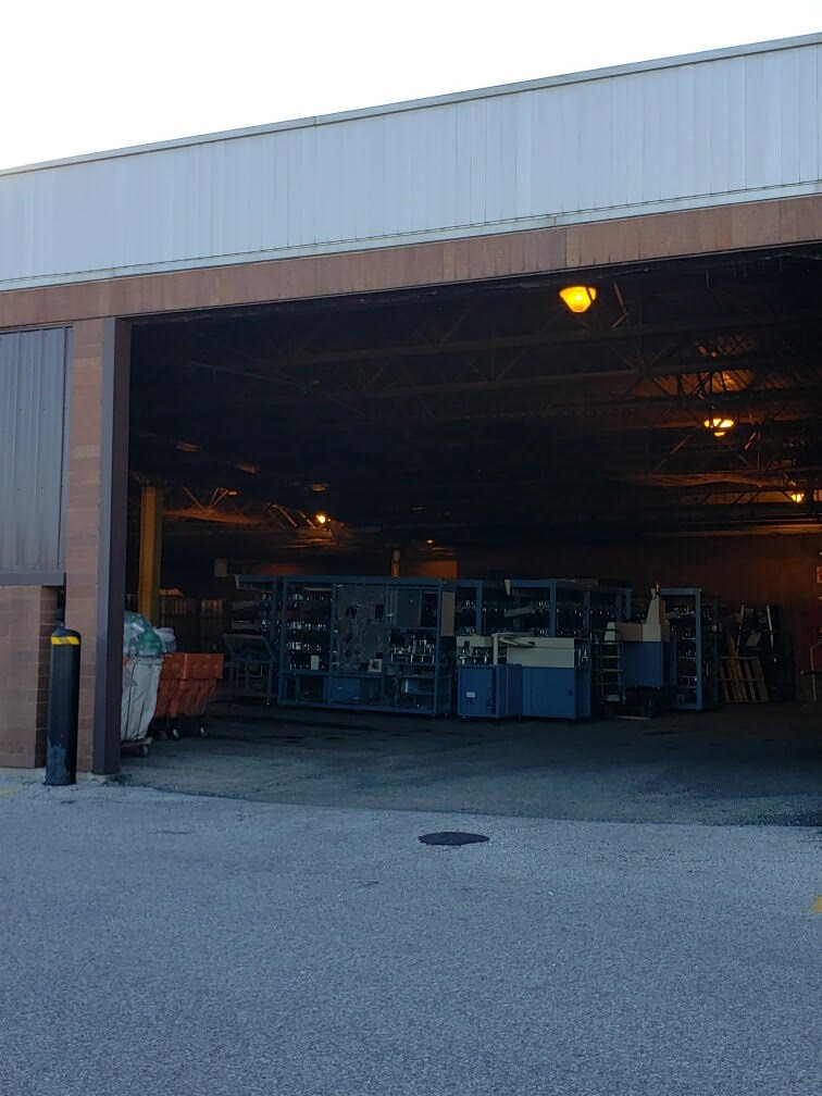 NBC News Exclusive: A Waterloo, Iowa postal employee provides these photos of a dismantled mail sorting machine, which now sits in a garage. The employee says it was in good working condition and that its recent removal has caused delivery delays. More tonight on  @NBCNightlyNews