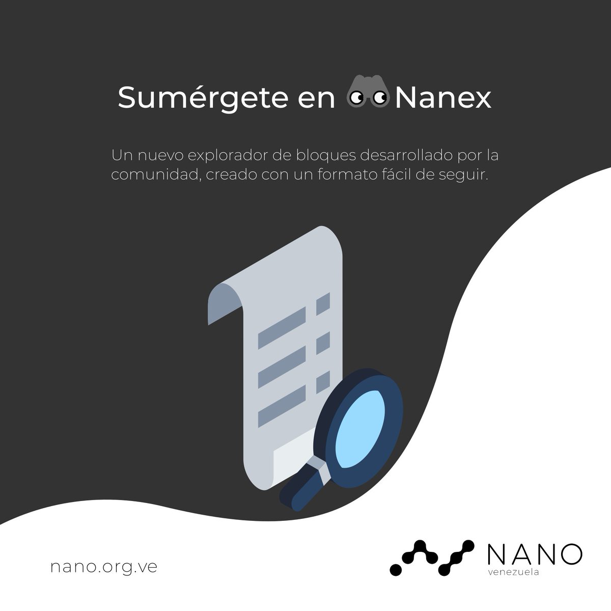 FundacionNanoVE's tweet photo. Sumérgete en la ledger de $NANO con #Nanex.

Un nuevo explorador de bloques desarrollado por la comunidad, creado para transformar los datos en un formato fácil de seguir. 🕵️🔍

🌐 https://t.co/XmJjNJnIkP

#nanocommunity #DineroDigital #nano https://t.co/kELDtHutHJ