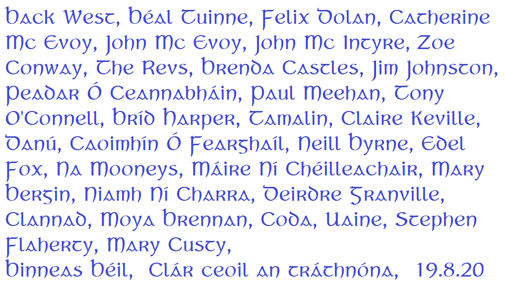 HomesteadPost's tweet photo. @Brenda_Castles @NiamhNiCharra @NaMooneys @LunasaBand #FelixDolan #CatherineMcEvoy #BrídHarper #ClaireKeville #EdelFox #MáireNíChéilleachair #MaryBergin #DeirdreGranville #MaryCusty #Coda #Uaine #Tamalin #BackWest #BéalTuinne #TonyOConnell #NeillByrne
🎼https://t.co/yQzIj4N1eg🎼 https://t.co/1WndMgaWxs