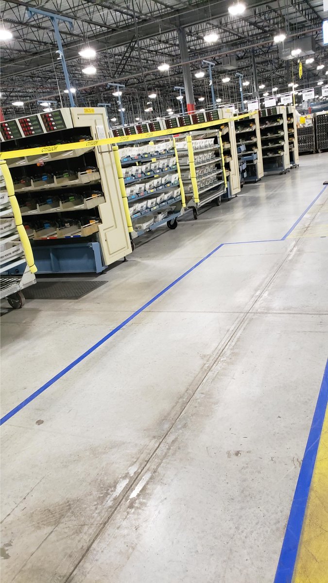 A Portland, Oregon postal employee provides these images of mail sorting machines, which the employee says were in working condition before being decommissioned in the past two weeks. These photos have not been independently verified by NBC News. More tonight on  @NBCNightlyNews