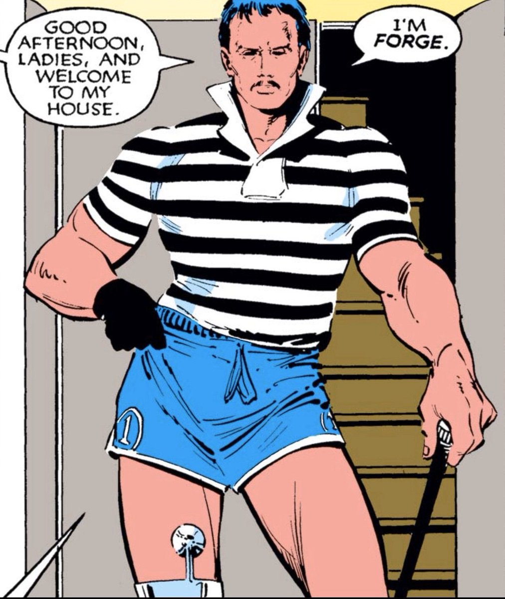 Elroy is ForgeCapable of incredible technological feats. Worlds within Worlds, if you will.Incredible fashion sense from a decidedly different time period.Given the makeup of both of Greendale and the Xavier Mansion, is certainly addicted to encouraging white people.