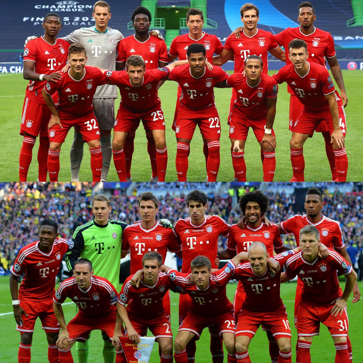 ChampionsLeague's tweet photo. 🔴 Bayern 2013 OR Bayern 2020❓

#UCL https://t.co/aQJJg1EuD0