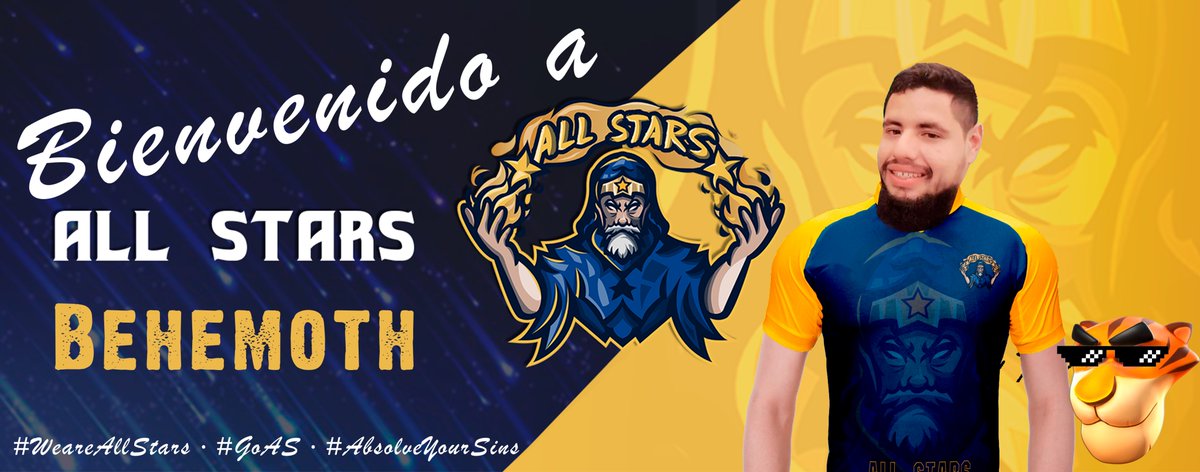Desde el inframundo del Salvador se viene para All Stars el mismísimo Satanás, el terror de los rivales, viene para imponer su reinado en la oscuridad de las estrellas.

Él es <a href="/BehemothValak/">Behemoth</a> 

¡¡Welcome to the Stars!!

#WeareAllStars🧙🏻‍♂️· #GoAS✨· #AbsolveYourSins🖤