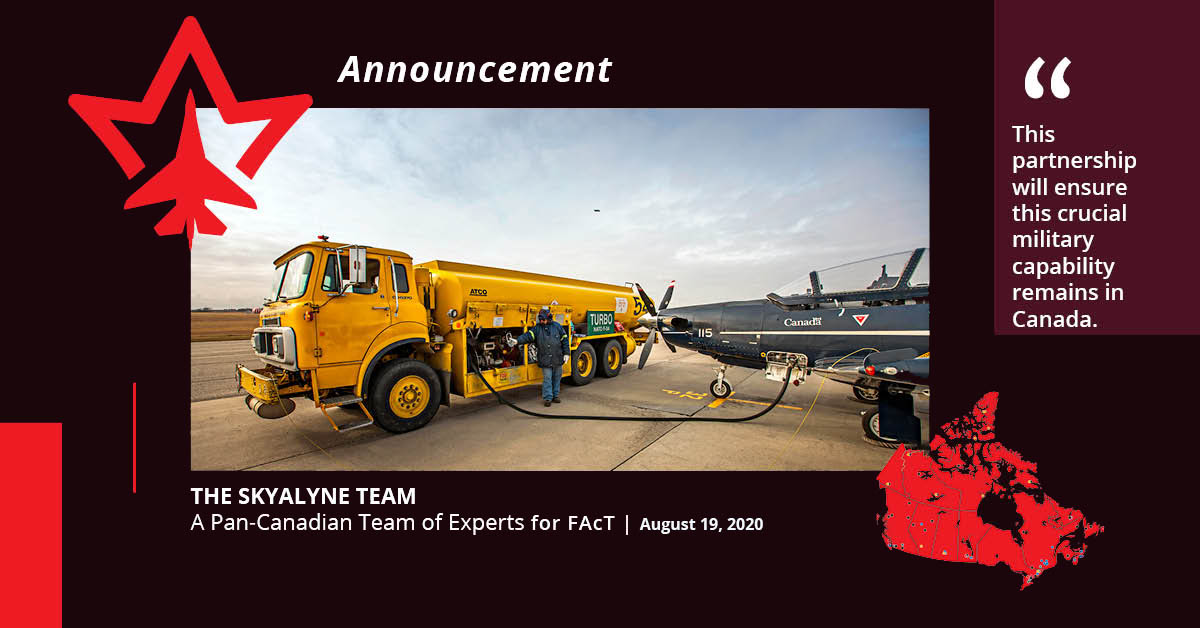 RELEASE: SkyAlyne announces pan-Canadian team of experts for FAcT program.

▶ bit.ly/3durAPN

#TrulyCanadianTraining #FutureAircrewTraining #FAcT <a href="/RCAF_ARC/">Royal Canadian Air Force</a>