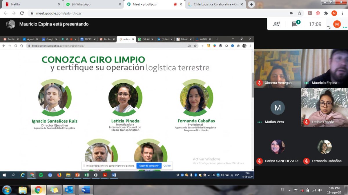 CETLOGChile's tweet photo. Ahora nos reunimos con #GiroLimpio y PTI Biobío Potencia Logística para afinar últimos detalles del #Webinar Internacional por una #LogisticaSustentable
del próximo Miércoles 26 📆
Inscríbete en 👇
https://t.co/tC3r6ZWIAC https://t.co/4a5weJu9gI
