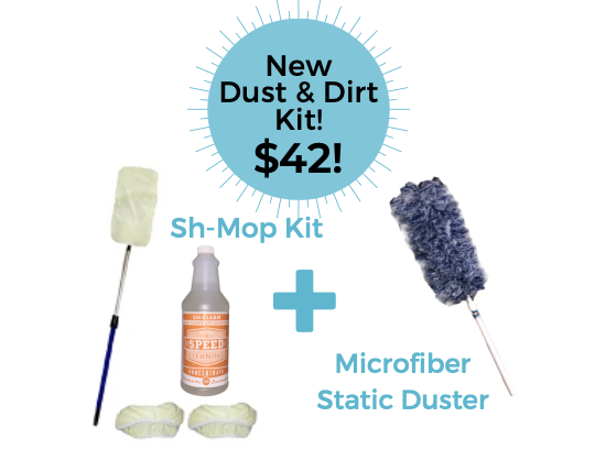 The Speed Cleaning Total Home Care Kit with The Sh-Mop