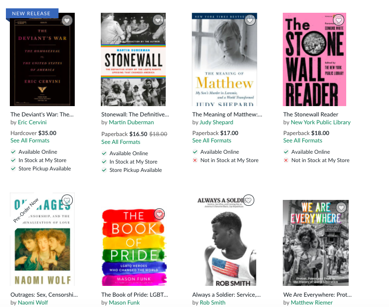 naomirwolf's tweet photo. Grateful that Outrages, a book that librarians were literally asked to destroy, is No 5 on @BandNbuzz' LGBT Politics & Gay Rights bestsellers section, 7 wks before publication. Honored to shine a light on important work of LGBT history scholars. https://t.co/TWowRauTAI