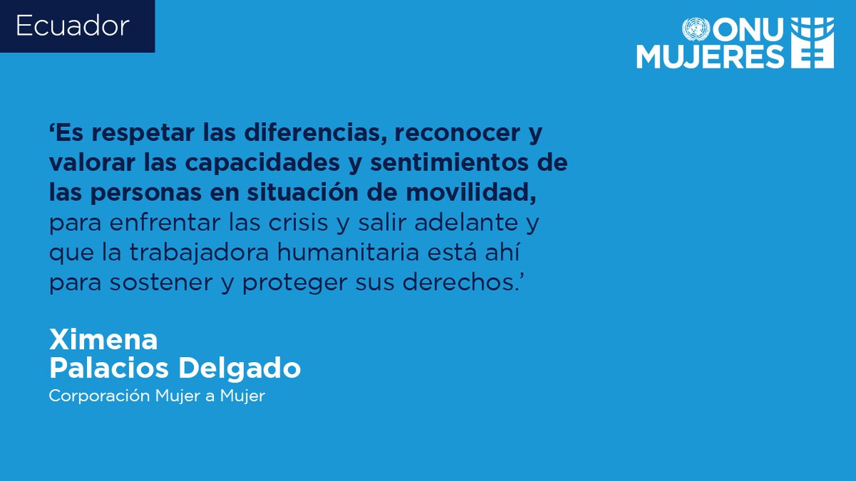 ¿Qué significa ser una trabajadora humanitaria? En el #DiaMundialHumanitario compartimos algunas historias de nuestras #HeroínasSinCapa