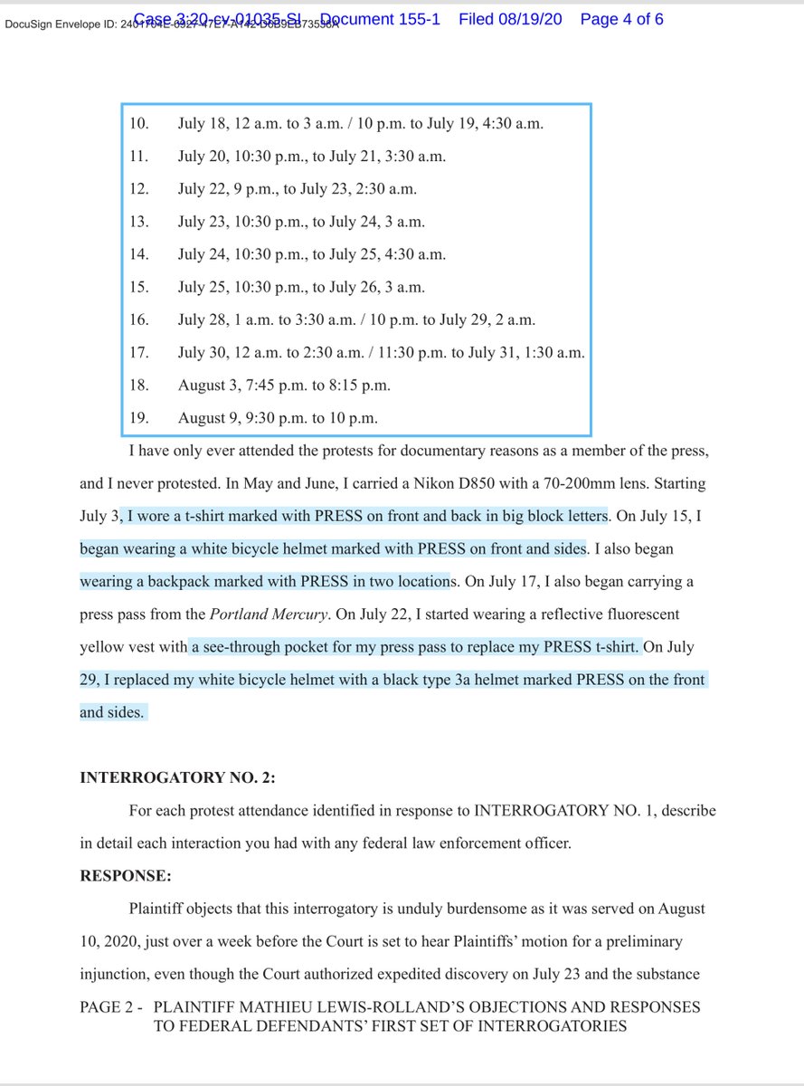 But wait - there’s an updated Plaintiffs declaration“The federal defendants did not cite any of Plaintiffs’ discovery responses in their opposition brief or at oral argument”The Fed defendants stalled for >9 days even though discovery was expedited https://ecf.ord.uscourts.gov/doc1/15107649846?caseid=153126