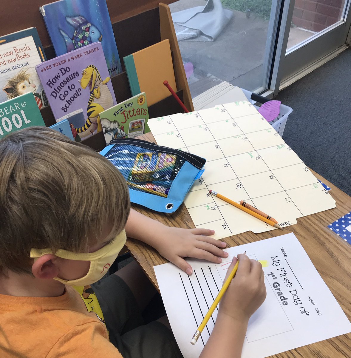 Ccsmith623's tweet photo. The pictures don’t capture the joy when students received their personal word collectors to use in writing this year from Jerome, The Word Collector @cannons_elem @SpartanburgD3 @peterhreynolds https://t.co/ty3zHK6De8